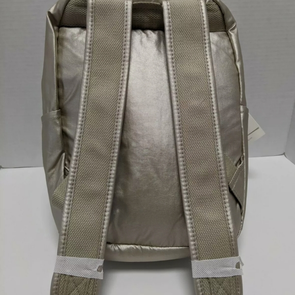 Kipling Gold Metallic Large Backpack - Picture 2 of 5